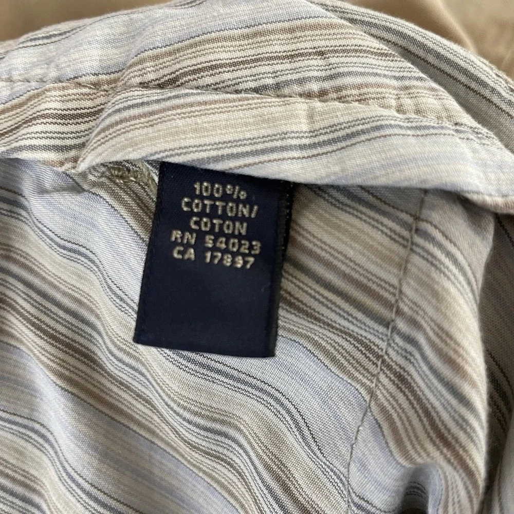 Banana Republic‎ Heritage Size 35X32 Mens Chino Pants Tan Khaki Casual Cotton